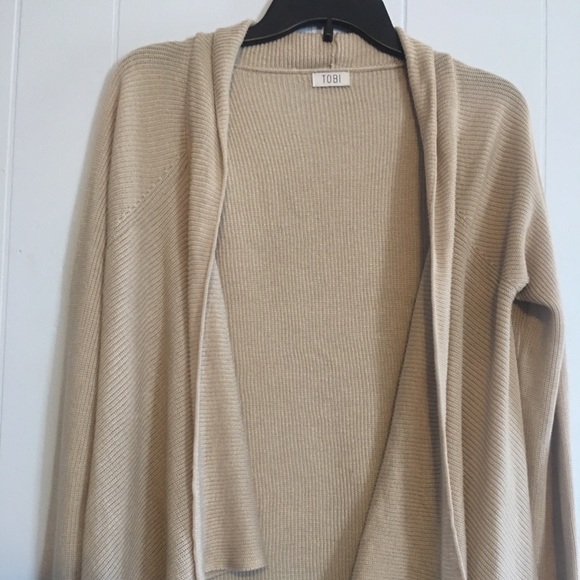 Neutral colored TOBI cardigan - Picture 4 of 8